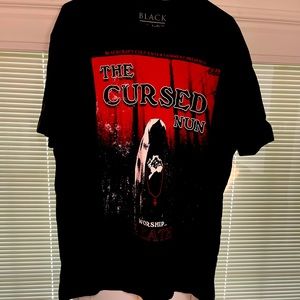 Blackcraft Cult 80s VHS Horror t shirt The Cursed Nun